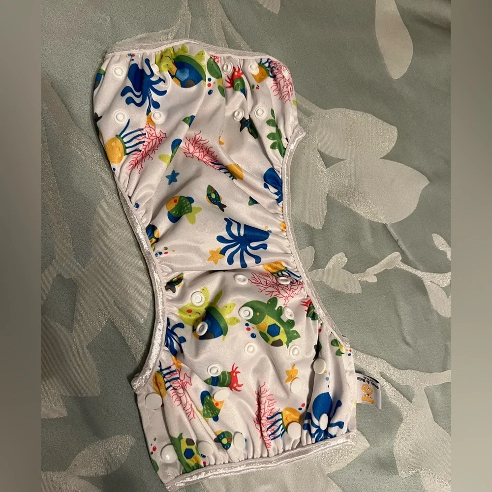 Beau & Belle littles Colorful Swim Diaper reusable 0-36mo